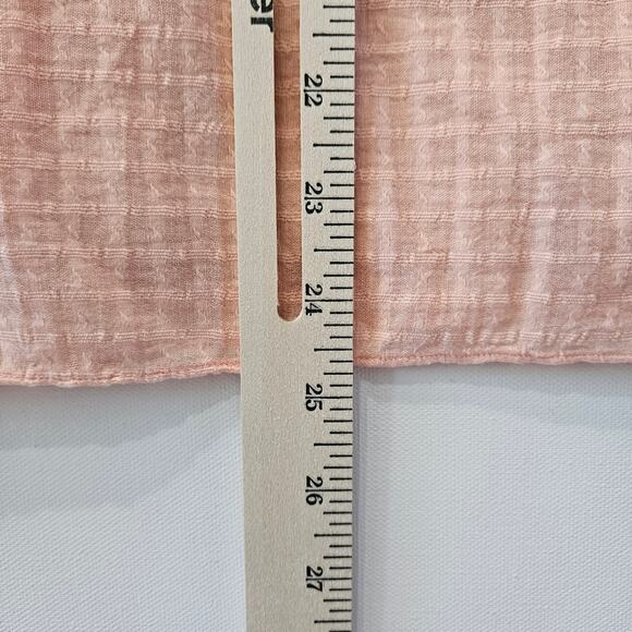 Lauren Conrad LC Light Orange Long Sleeve Flowy Blouse Size XXL - Picture 9 of 9